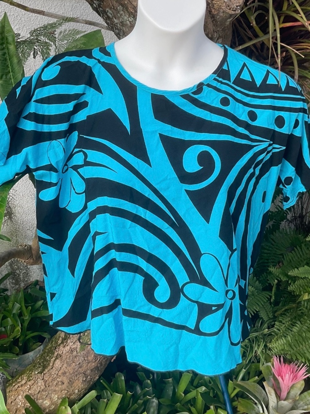 Ciel Blue Hawaii Women’s Top Size S